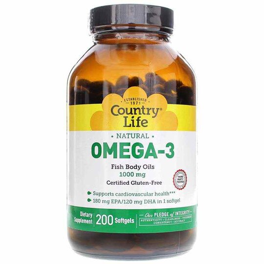 Omega-3 Fish Body Oils 1000 Mg, CTL